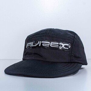 AVIREX 5 Panel Snapback Hat VTG 90s Hip Hop Streetwear Skate